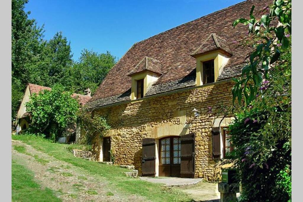 Périgordian Cottage, large swimming pool, BBQ Saint-Andre-d'Allas Exterior foto